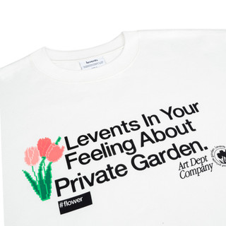 Áo Thun Levents Pixel Flower Tee/ White 100% Cotton Unisex T-shirt Oversized
