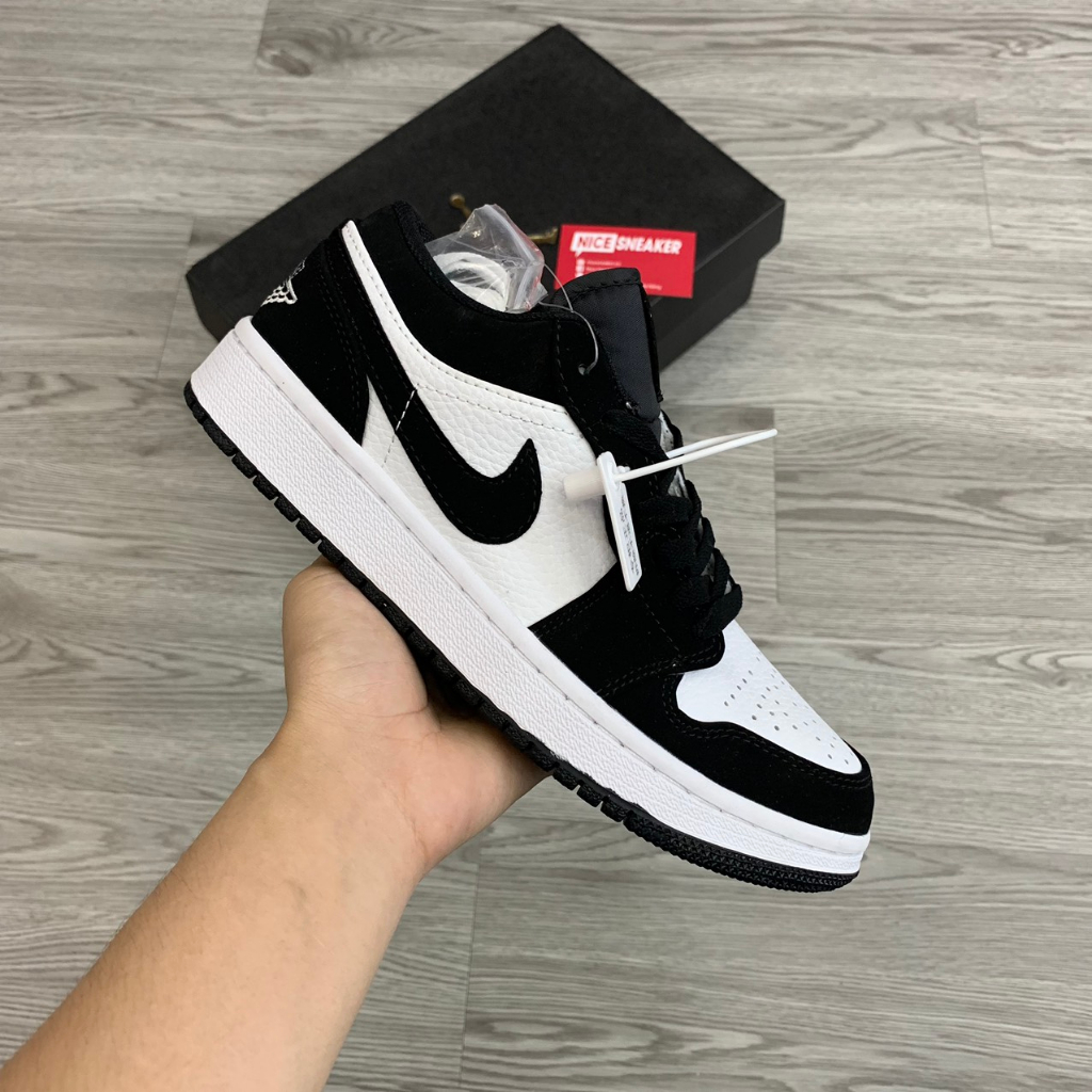 Giày Jordan 1 Low Black White  - Phiên bản 1:1 chuẩn | Nice Sneaker .