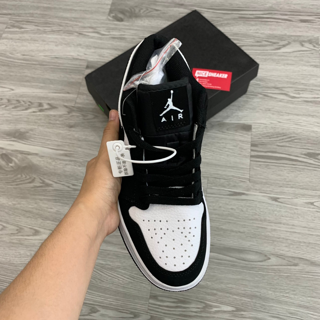 Giày Jordan 1 Low Black White  - Phiên bản 1:1 chuẩn | Nice Sneaker .