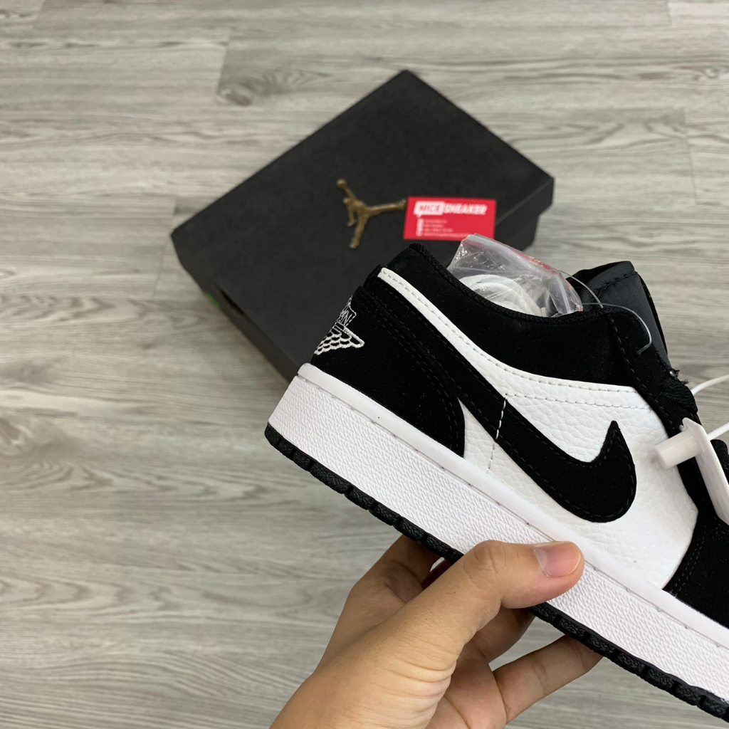 Giày Jordan 1 Low Black White  - Phiên bản 1:1 chuẩn | Nice Sneaker .
