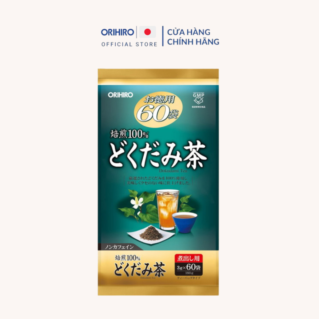 Trà diếp cá Orihiro hỗ trợ thanh nhiệt, thải độc 60 gói/túi