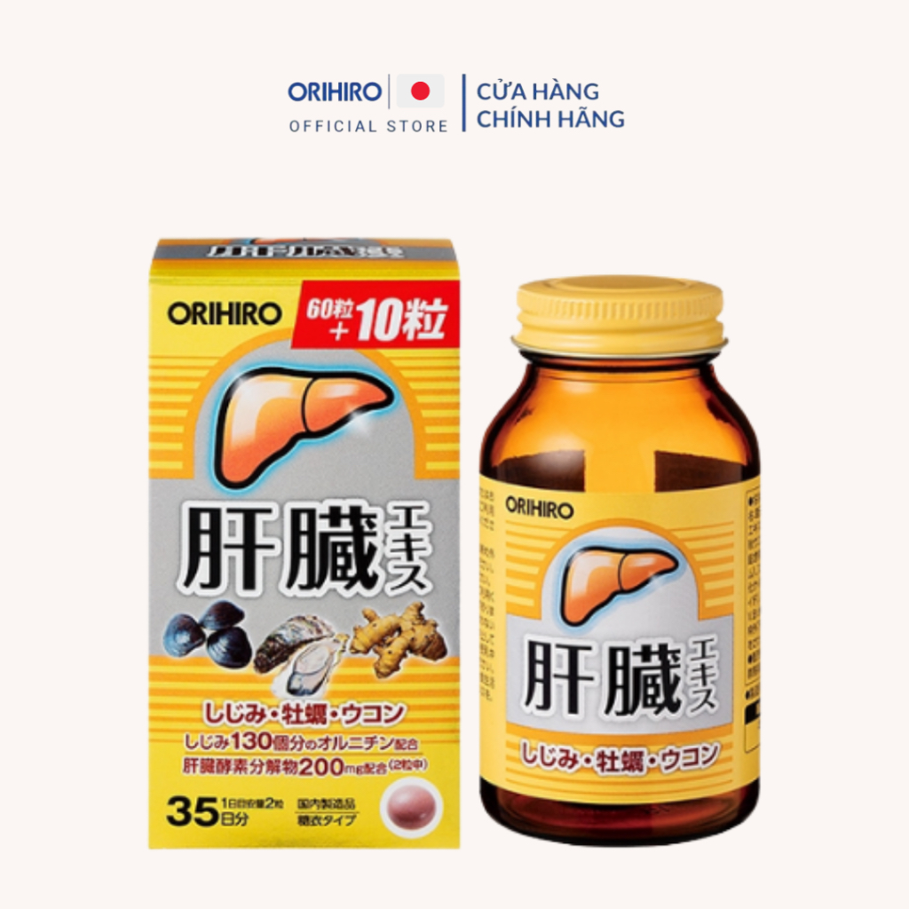 Viên uống bổ gan Shijimi Orihiro 70 viên