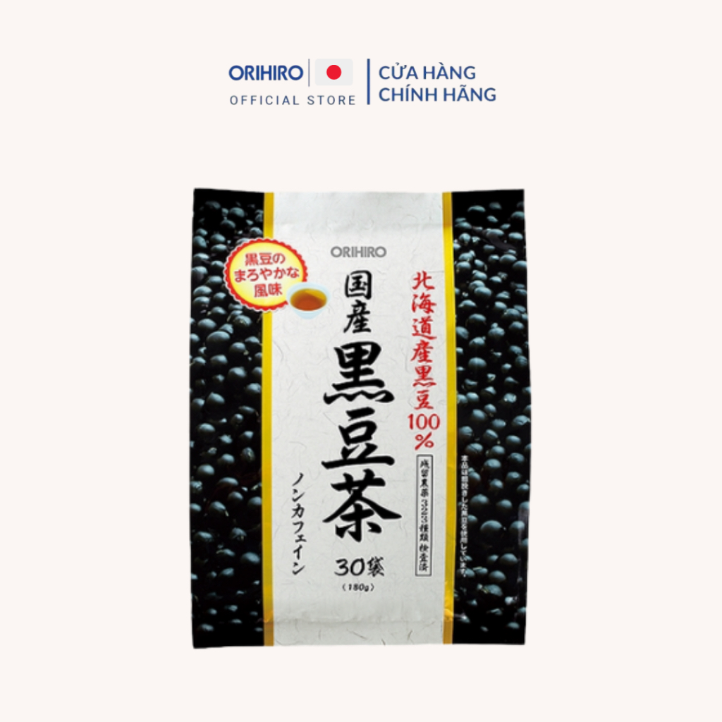Trà đậu đen Orihiro hỗ trợ thanh lọc cơ thể làm đẹp da 30 gói/túi