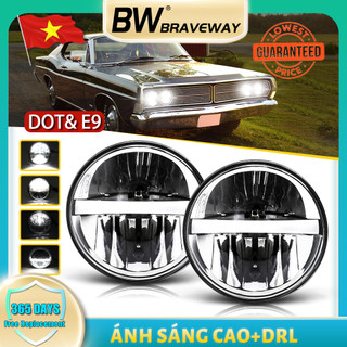 Đèn pha led 5.75 5-3 / 4 inch chuyên dụng cho xe mô tô harley dyna sportster xl 1200 883