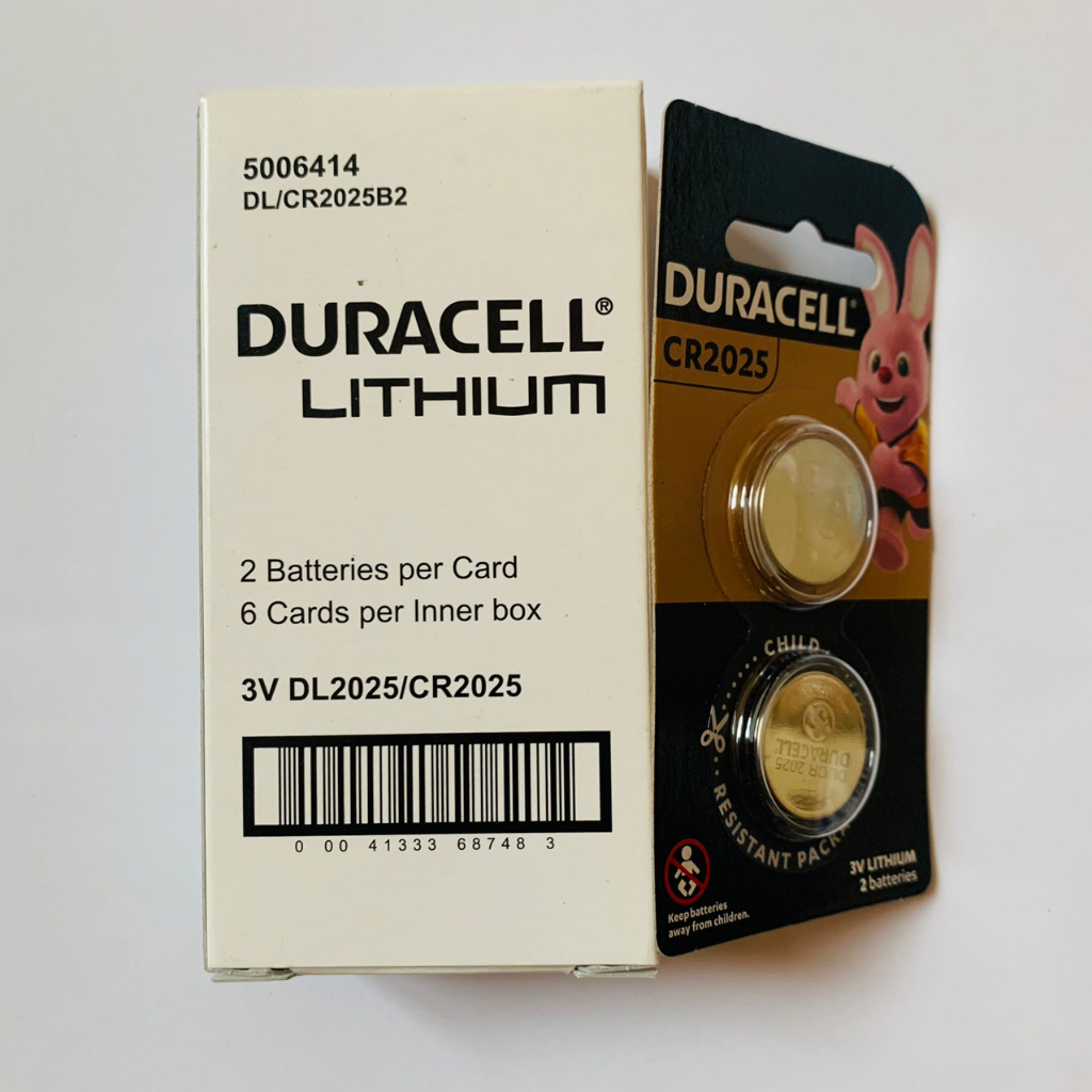 Pin Lithium 3V CR2025 Duracell vỉ 2 viên LOẠI  TỐT