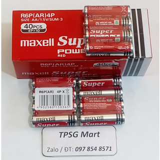 Pin maxell aa / 1.5v / sum-3): hộp - 40 viên