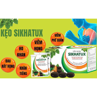 Kẹo ngậm ho Sikhatux hộp 200 viên