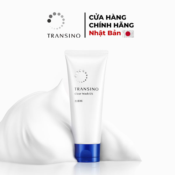 Sữa rửa mặt TRANSINO  - TRANSINO clear wash 100G