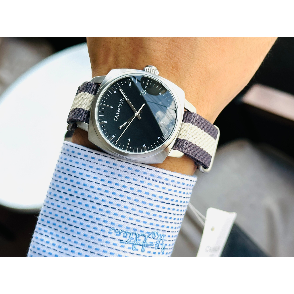 Đồng hồ nam dây vải Calvin Klein K9N111P1