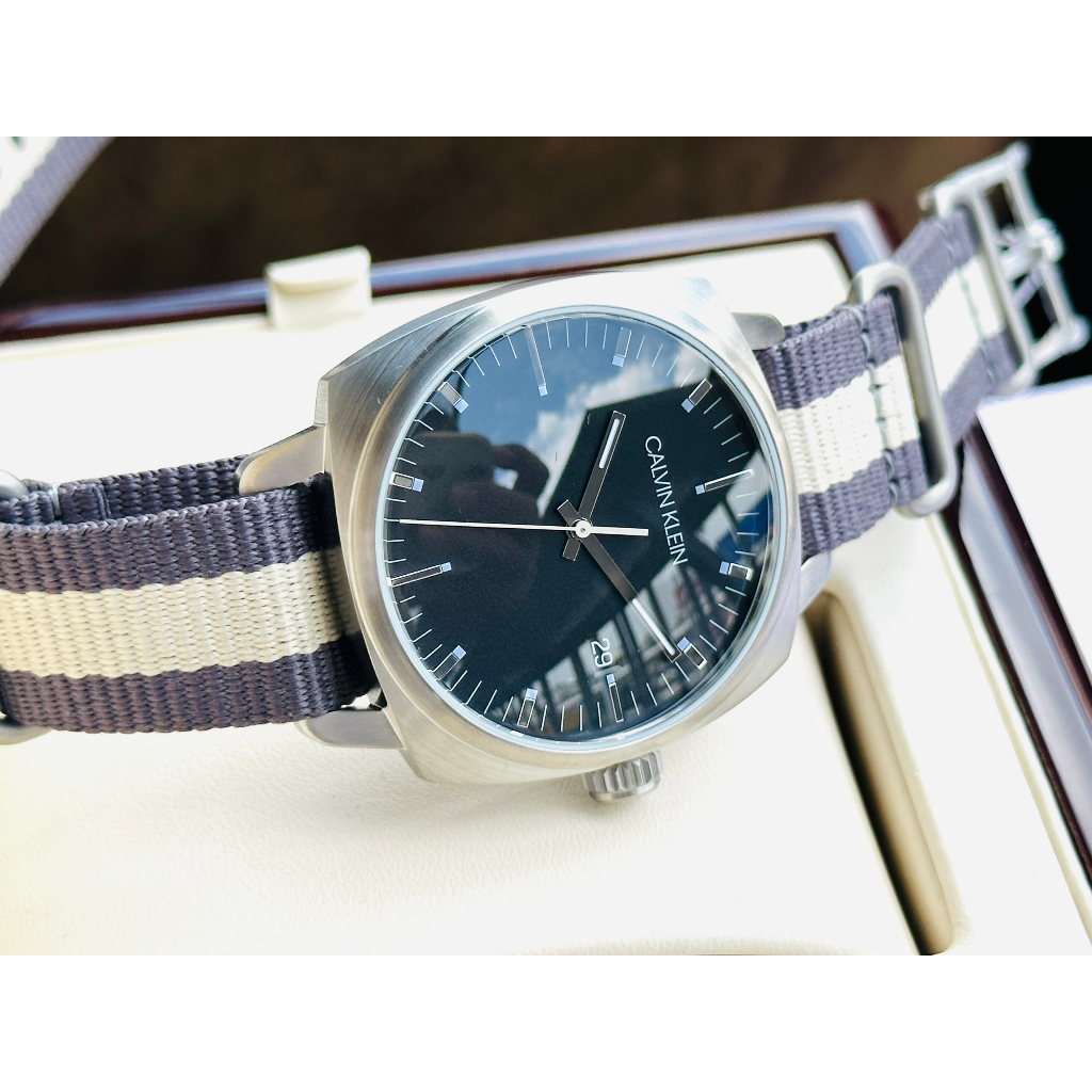 Đồng hồ nam dây vải Calvin Klein K9N111P1