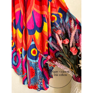{2hand}  Đầm Thổ Cẩm-boho