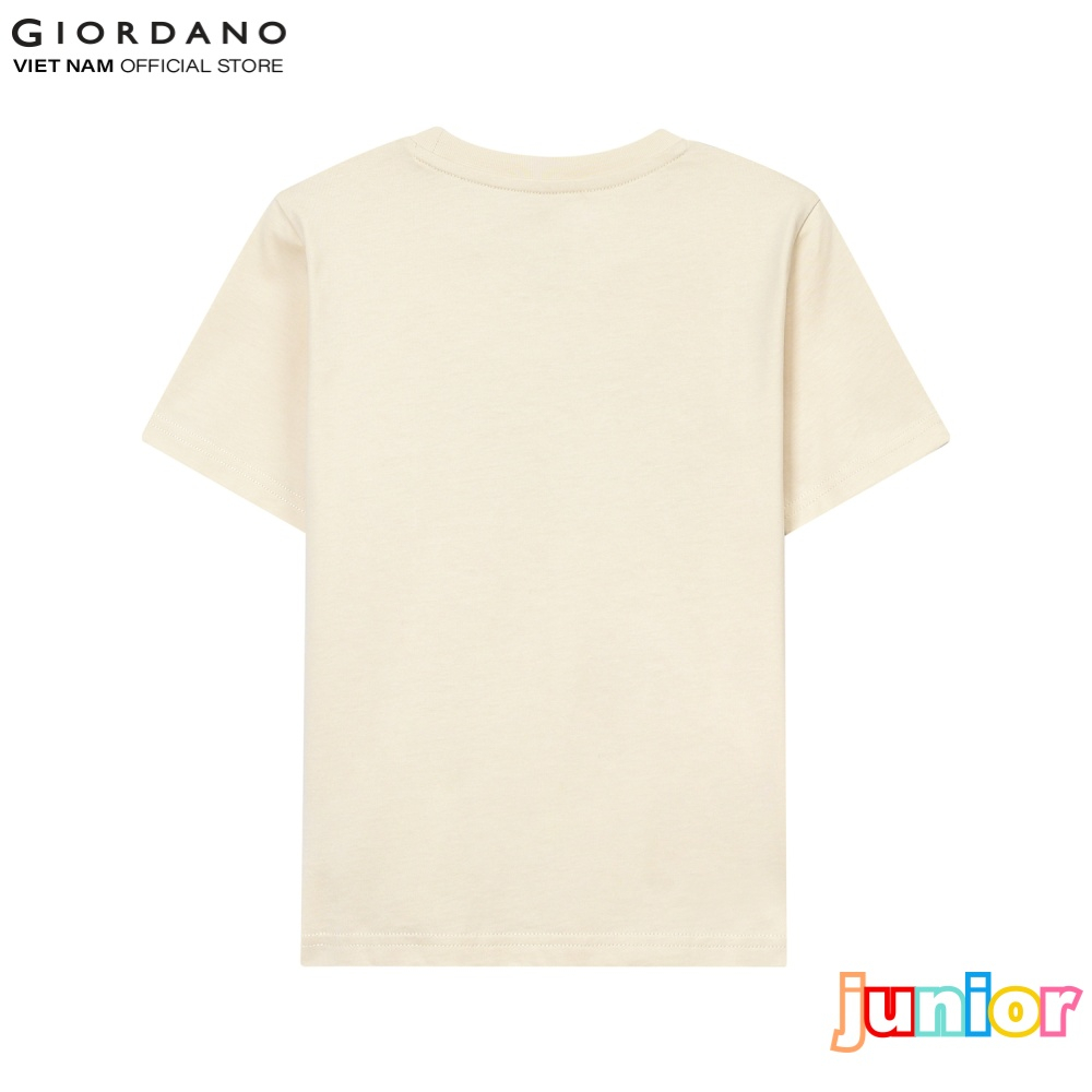 Áo Thun Trẻ Em Ngắn Tay In Hình Print Tee Giordano 03083250