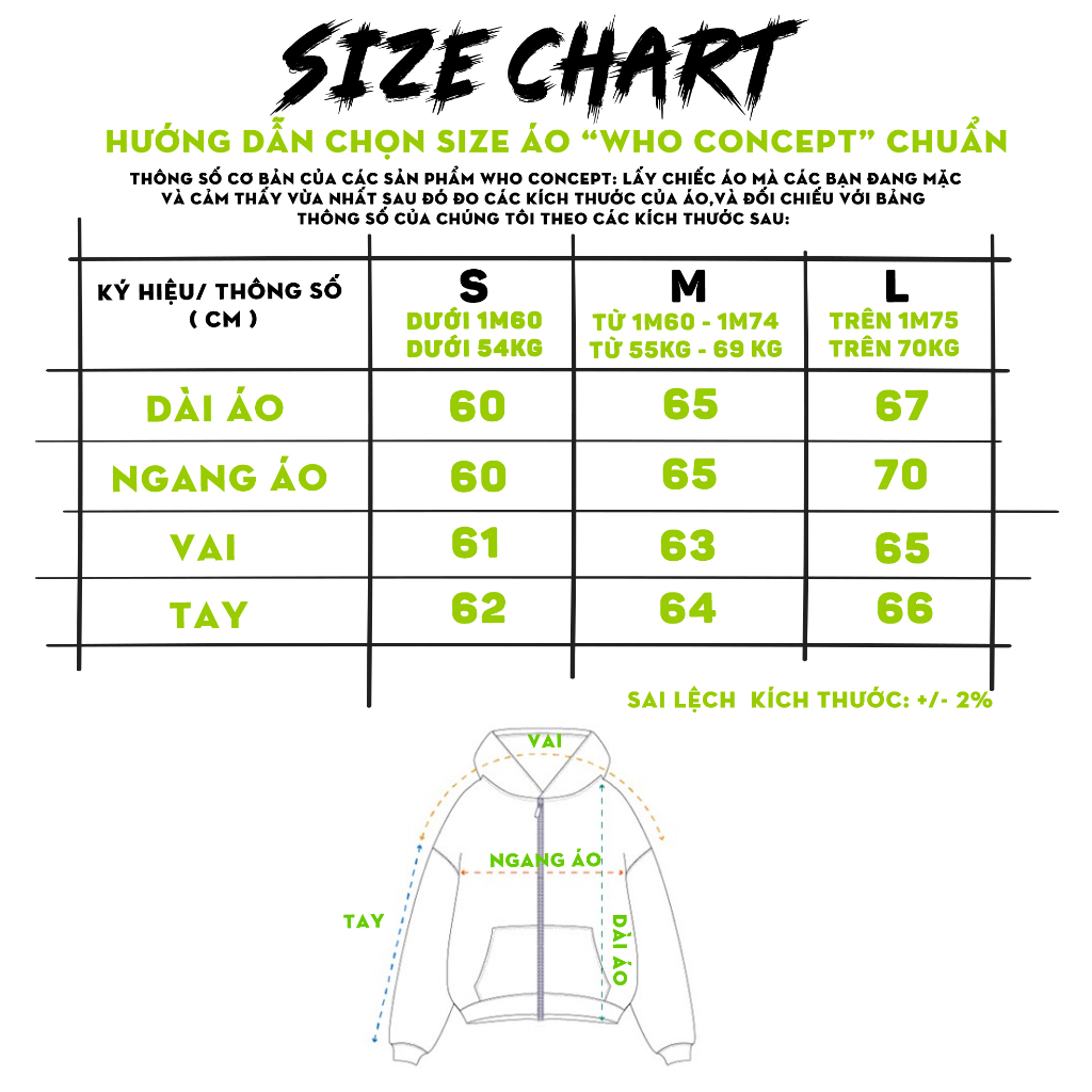 Áo hoodie WHO CONCEPT, hoodie boxy 3zipper