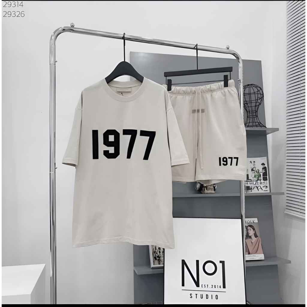 Bộ Quần Áo Thể Thao Nam Mùa Hè Dáng Rộng Unisex Cho Nam