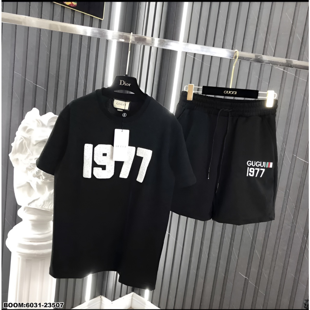 Bộ Quần Áo Thể Thao Nam Mùa Hè Dáng Rộng Unisex Cho Nam