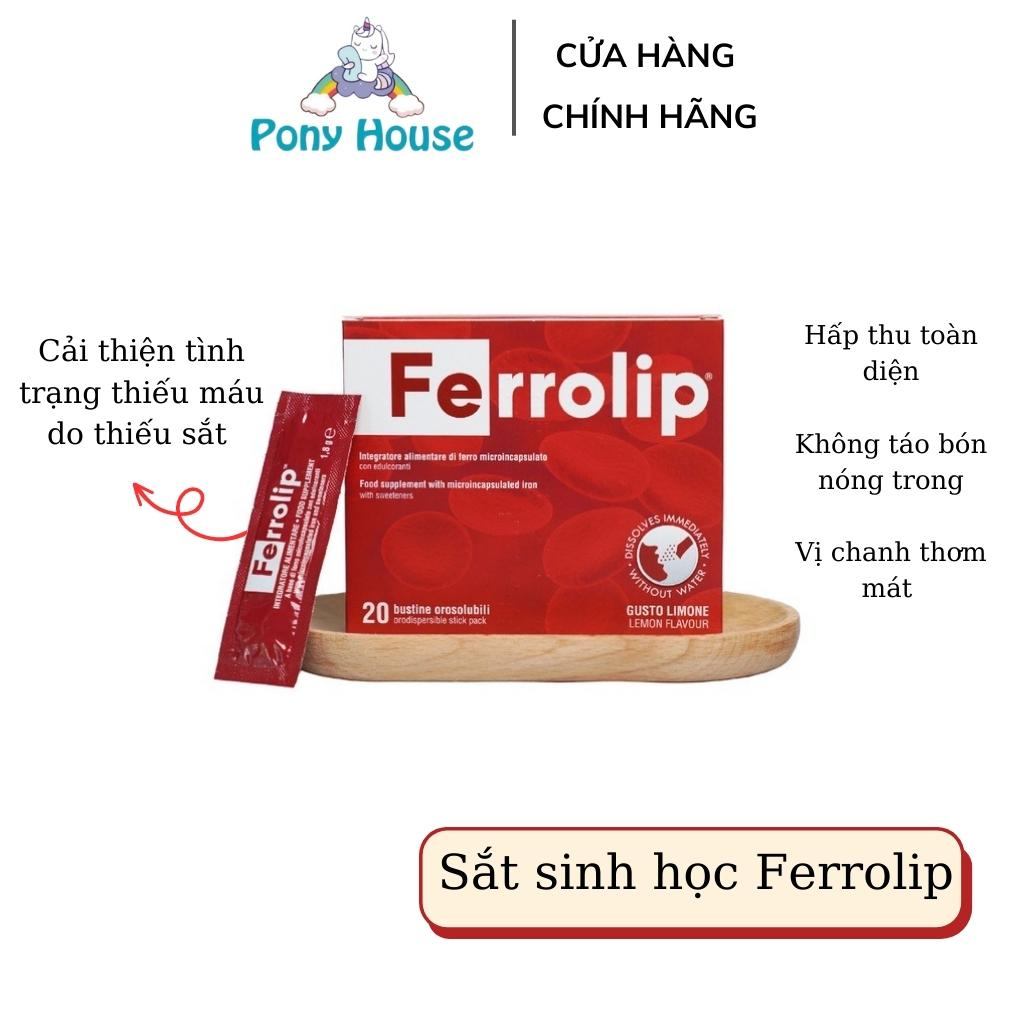 Sắt Bầu Sinh Học Ferrolip liposome Bổ Sung Sắt Cho Mẹ Bầu, Người Thiếu Máu, Thiếu Sắt