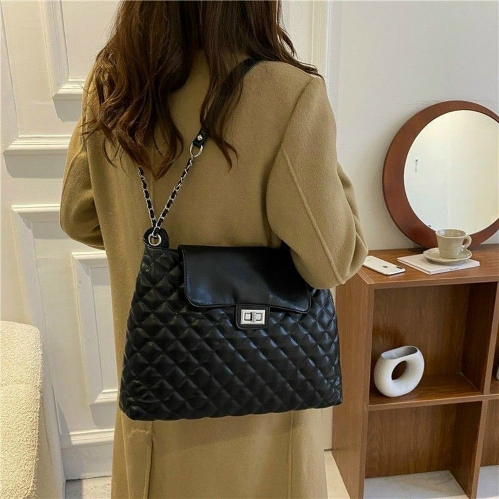 Túi xách công sở trần trám khóa xoay K32
