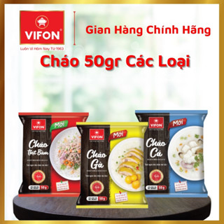 Combo 10 gói Cháo Cá/Cháo Gà/Cháo Thịt Bằm VIFON 50gr