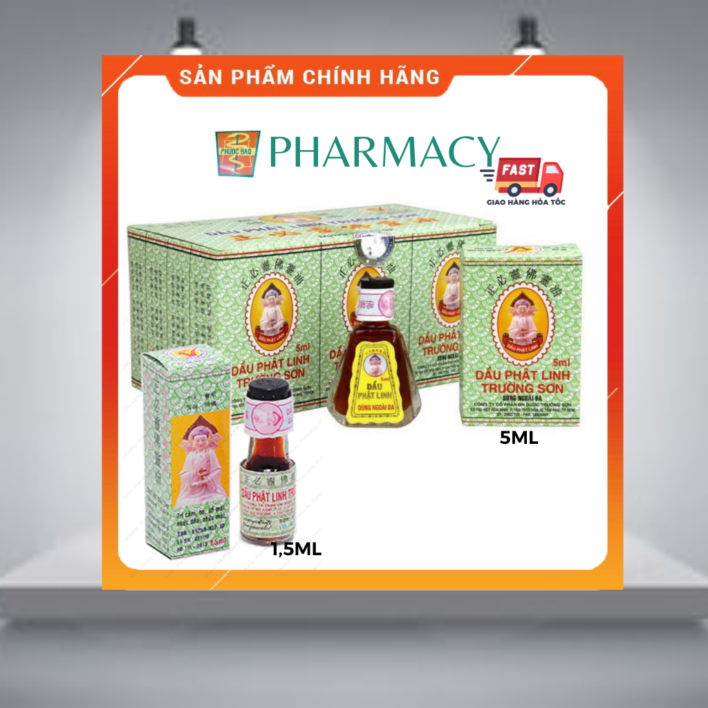 Dầu phật linh TRƯỜNG SƠN 1,5-5ml