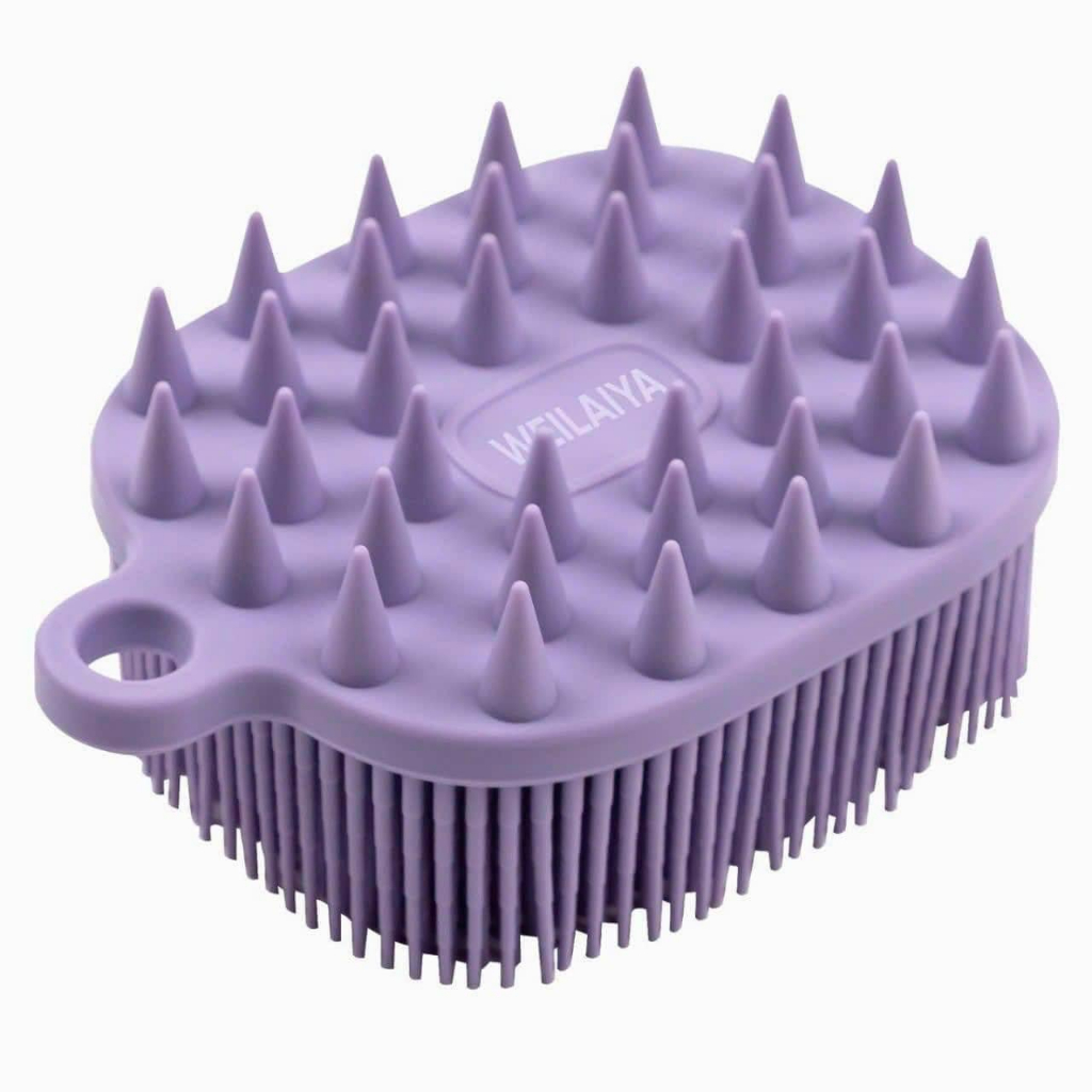 Lược Tắm Gội 2 in 1 Weilaya Tím