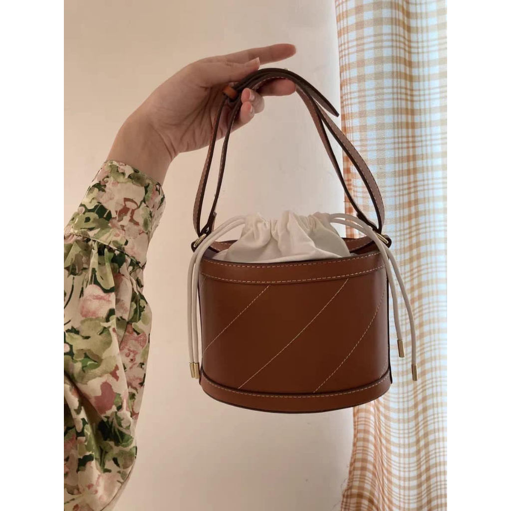 Túi Gift Estee Bucket Nâu