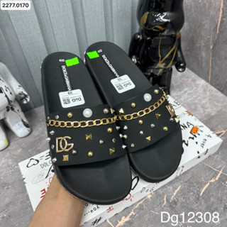 Dép Nam DG Dây Xích Đính Ngọc Siêu Đẹp - Dép Lê Nam DG Họa Tiết Đặc Sắc Hot Hittt 2023