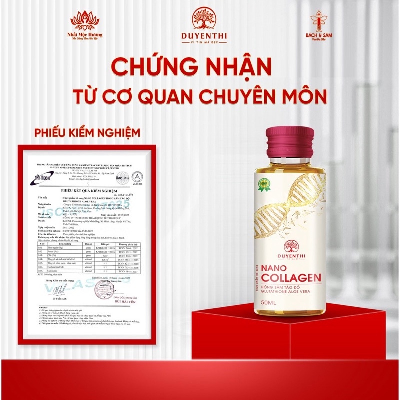 Nano Collagen Duyên Thị Giúp Căng Bóng Và Trắng Sáng, Ngừa Lão Hóa Da