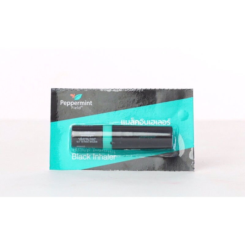Dây 6 ống hít thông mũi PEPPERMINT FIELD BLACK INHALER dễ dàng sử dụng làm sạch đường hô hấp, viêm mũi dị ứng