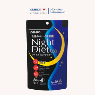 Trà giảm cân Night Diet Tea Orihiro 20 gói/túi và 24 gói/túi