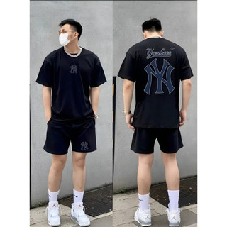Bộ thể thao nam mlb ny chất liệu cotton cho nam nữ