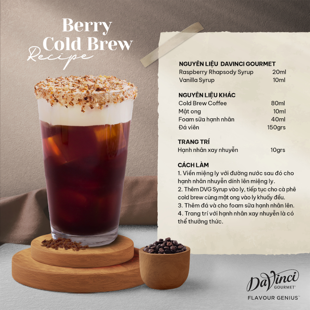 Siro hương Vani / Vanilla Syrup - DaVinci Gourmet