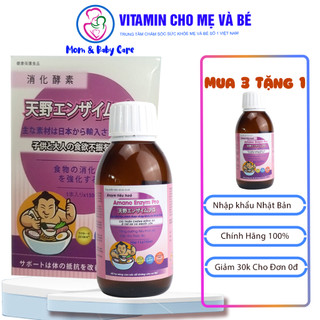 Siro ăn ngon cho bé Amano Enzym Pro 150ml, xuất xứ Nhật Bản bổ sung enzym tiêu hóa, cải thiện chứng biếng ăn cho trẻ