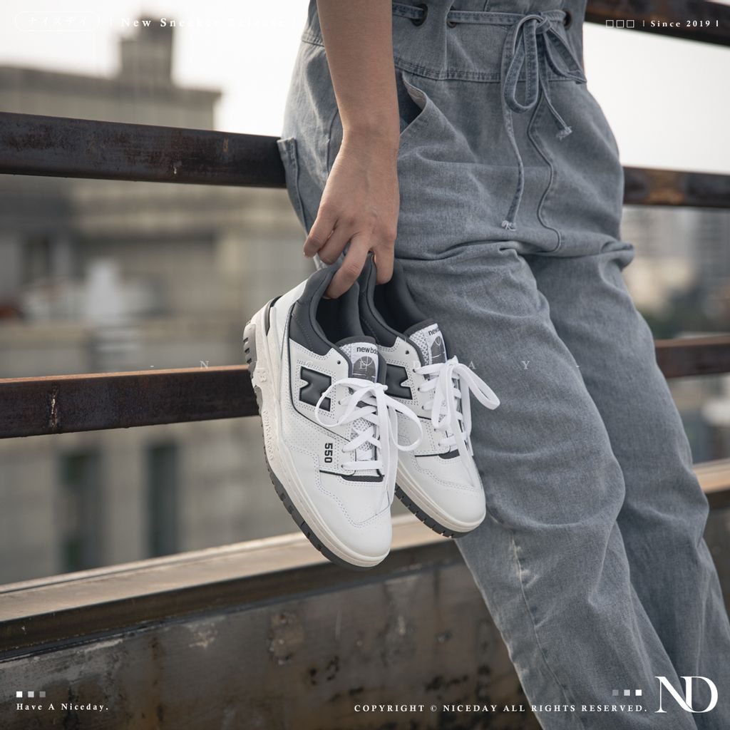 Giày New Balance 550 Chính Hãng 🔴SIMPLE SNEAKER🔴 Giày Sneaker NB 6 Màu Green Pink Grey