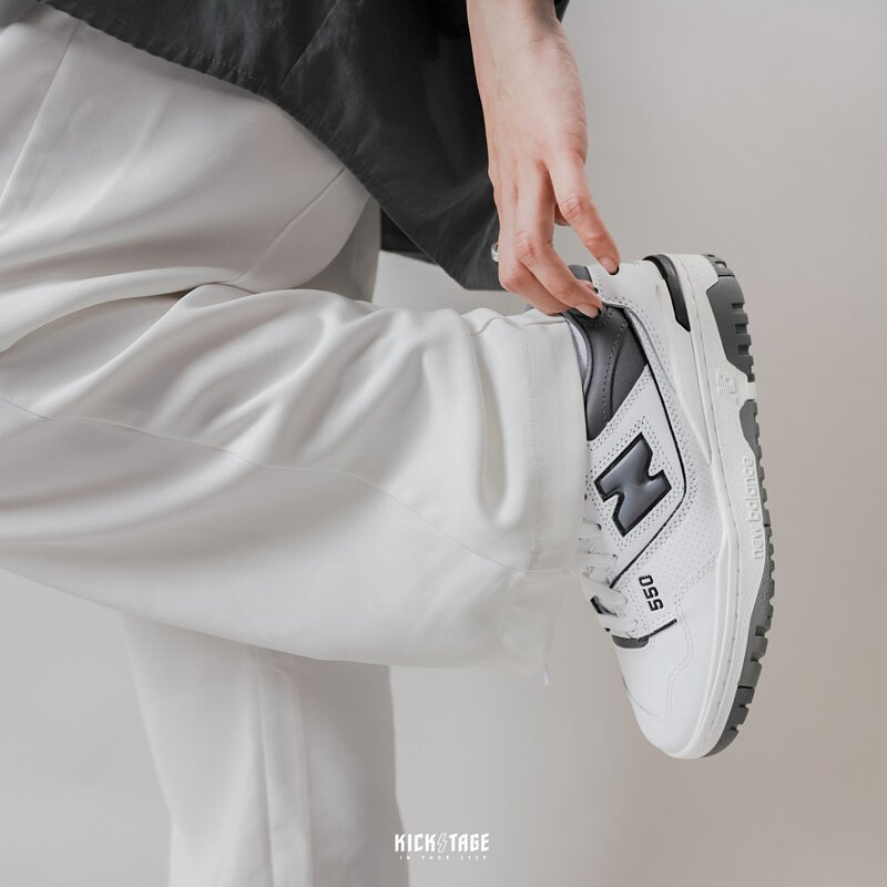 Giày New Balance 550 Chính Hãng 🔴SIMPLE SNEAKER🔴 Giày Sneaker NB 6 Màu Green Pink Grey