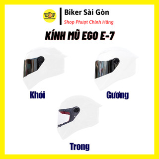 Kính mũ fullface ego e-7, nón ego e-7 - biker sài gòn