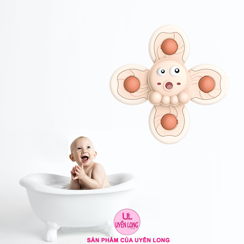 Con Quay, Spinner Chong Chóng Dán Tường Hình Thú Vui Nhộn, Giúp Bé Tập Đứng Và Đi Men, Phân Loại 2,3,4,5 Cánh