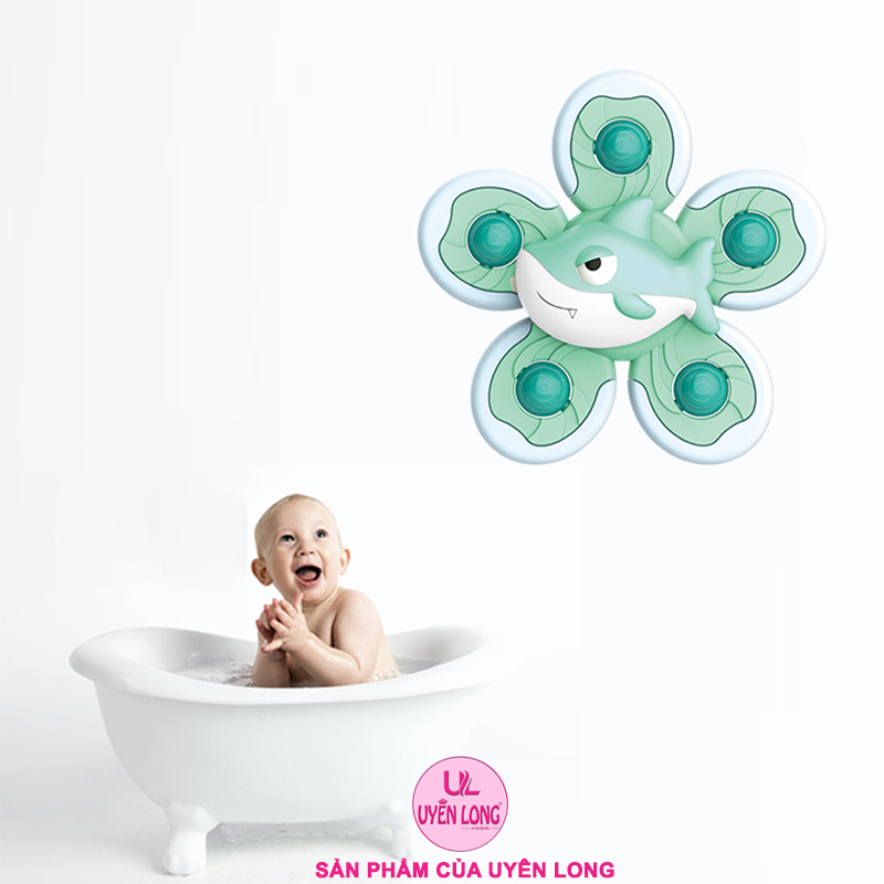 Con Quay, Spinner Chong Chóng Dán Tường Hình Thú Vui Nhộn, Giúp Bé Tập Đứng Và Đi Men, Phân Loại 2,3,4,5 Cánh