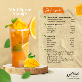 Mứt Xoài / Mango Fruitmix - DaVinci Gourmet (1L)