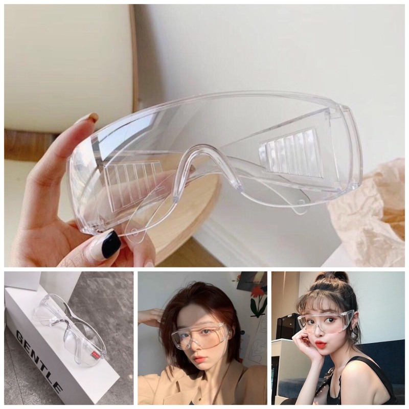 Kính Bảo Hộ Đa Năng, Kính Trong Suốt Có Khe Thoáng Khí Phù Hợp Cho Nam và Nữ