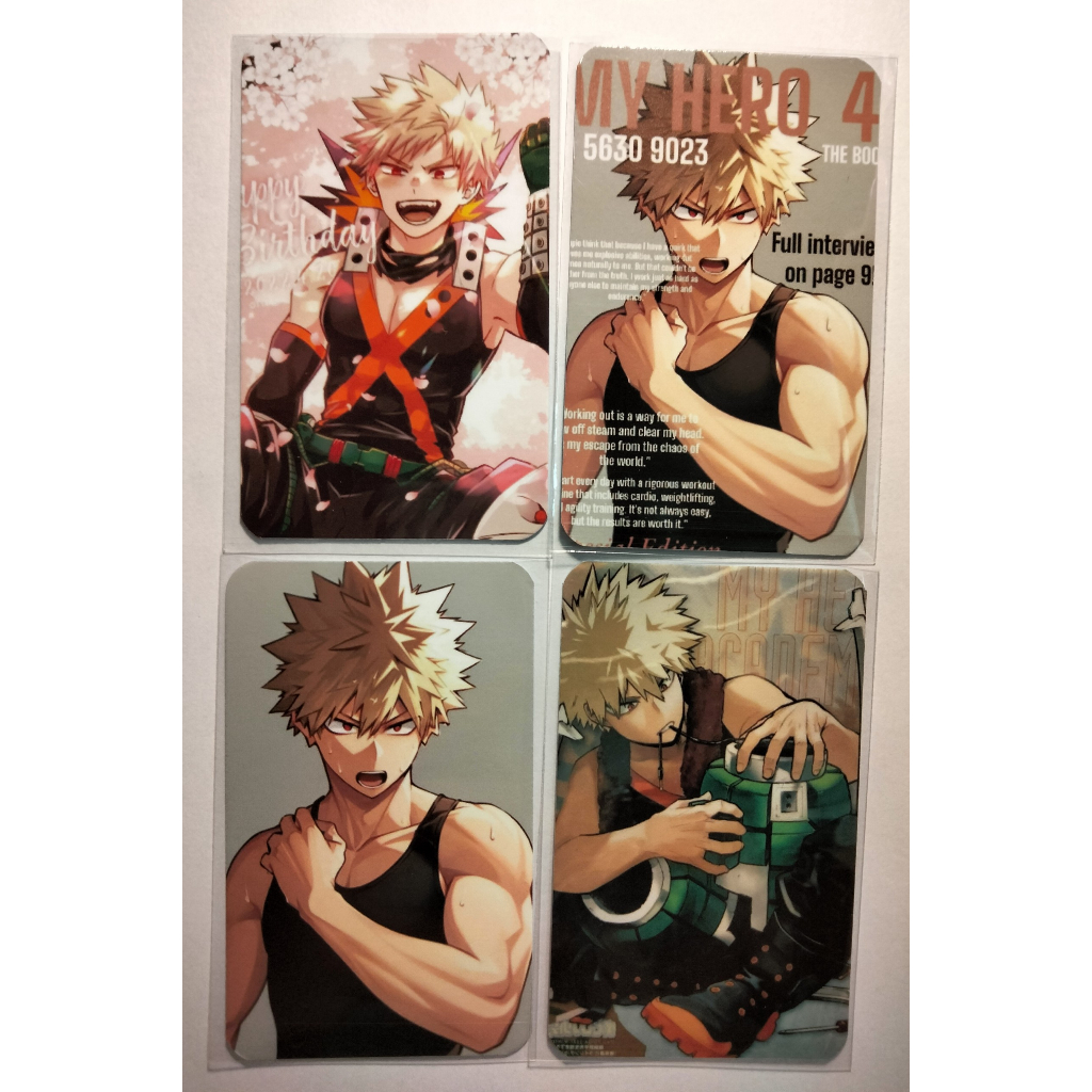 (Hàng sẵn) Card artist Anime My hero Academia char Shoto , Baku