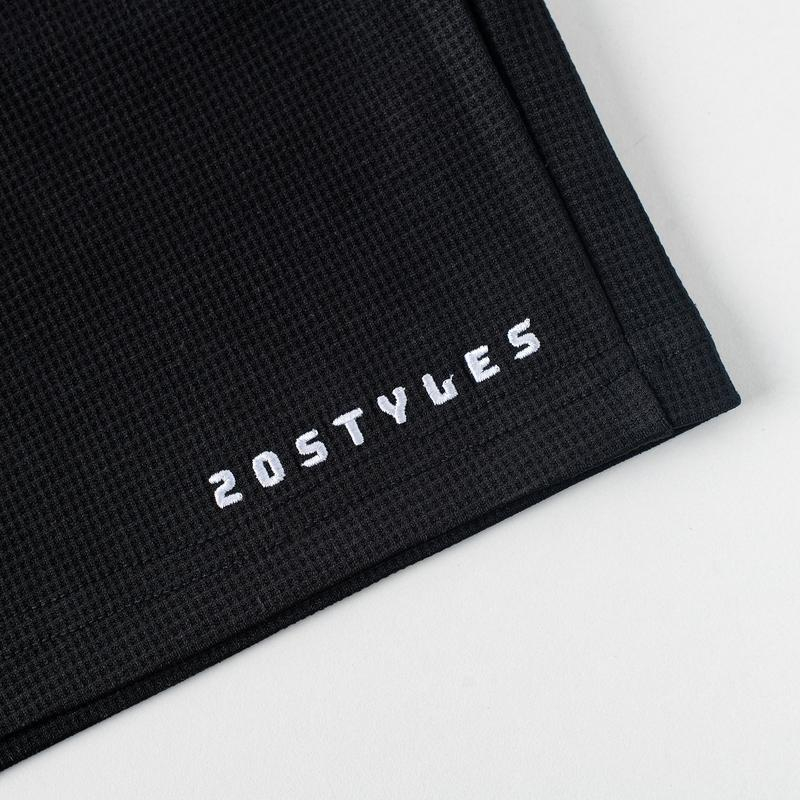 Quần Short thêu chữ 20Styles, Quần Short Unisex phong cách Hàn Quốc dễ phối đồ