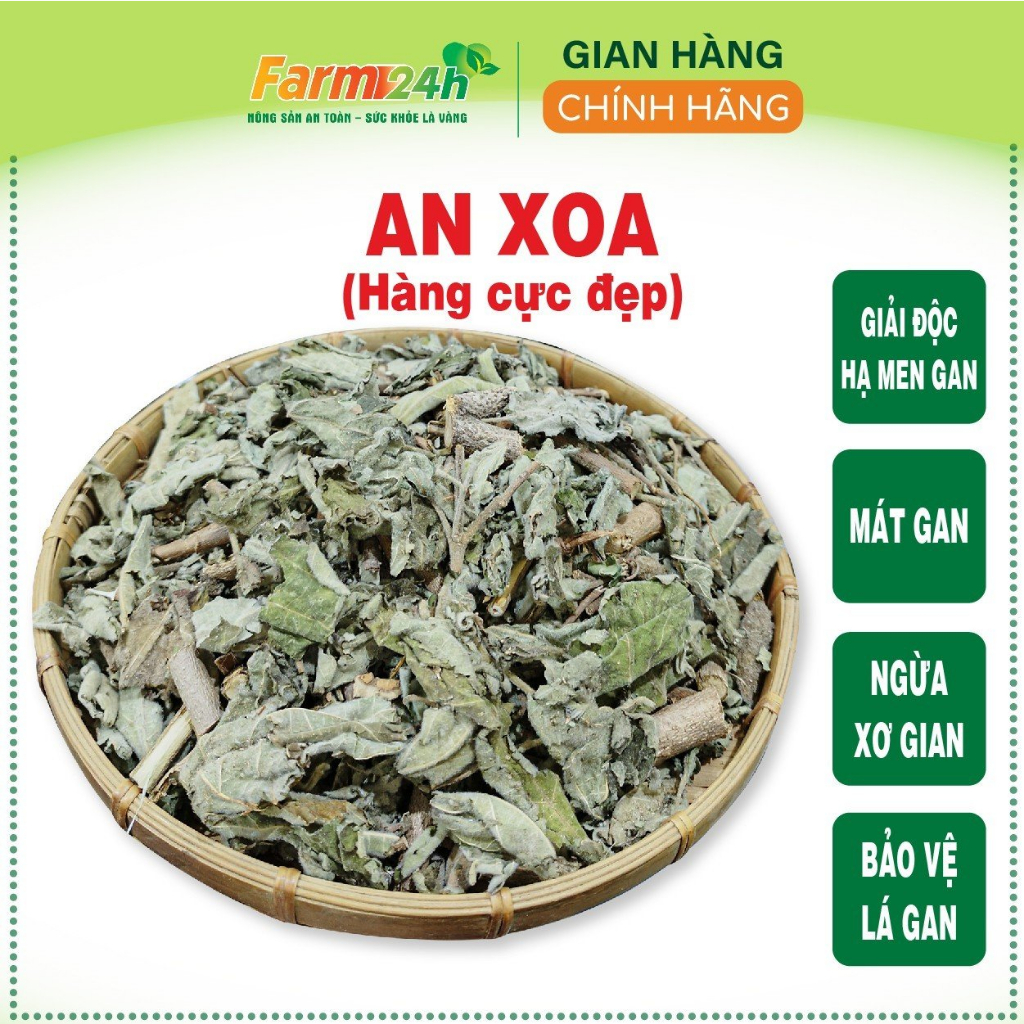 Cây an xoa khô tốt cho gan, giúp lá gan khỏe mạnh, hạ men gan, xơ gan, gan nhiễm mỡ, làm mát gan [500g - 1kg] | Farm24h