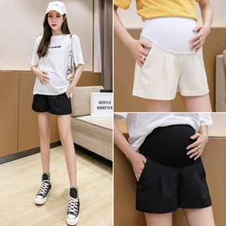 Quần đùi bầu, quần sooc bầu hàng TK riêng mềm xinh bao đẹp, form ống suông rộng trẻ trung nhẹ mát