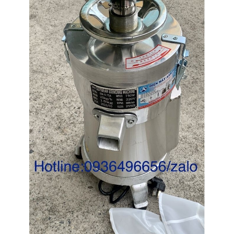 Máy xay đậu nành, vắt tách bã đậu nành liên hoàn DN-750W....