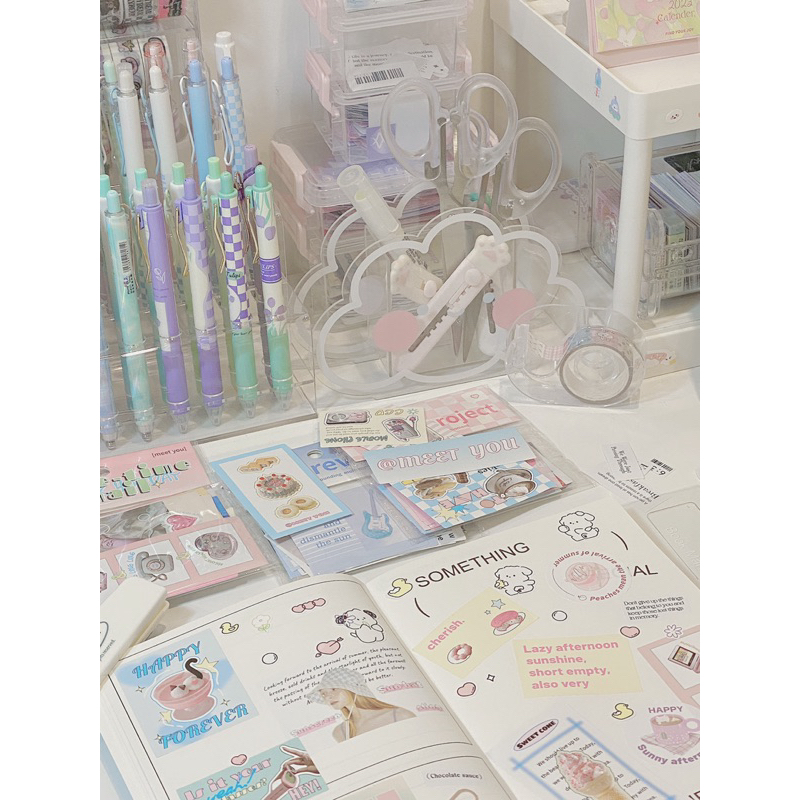 [Sẵn] Sticker trang trí sổ cute hình cún