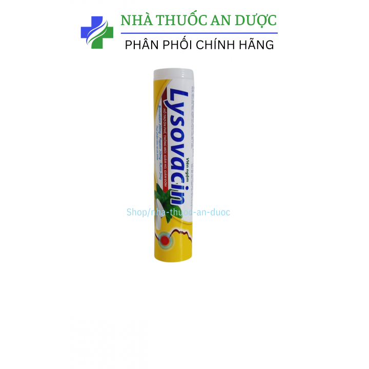 Viên ngậm Lysovacin hỗ trợ ôn phế, thông mũi, mát họng, giảm họ, giảm đờm – hộp 24 viên