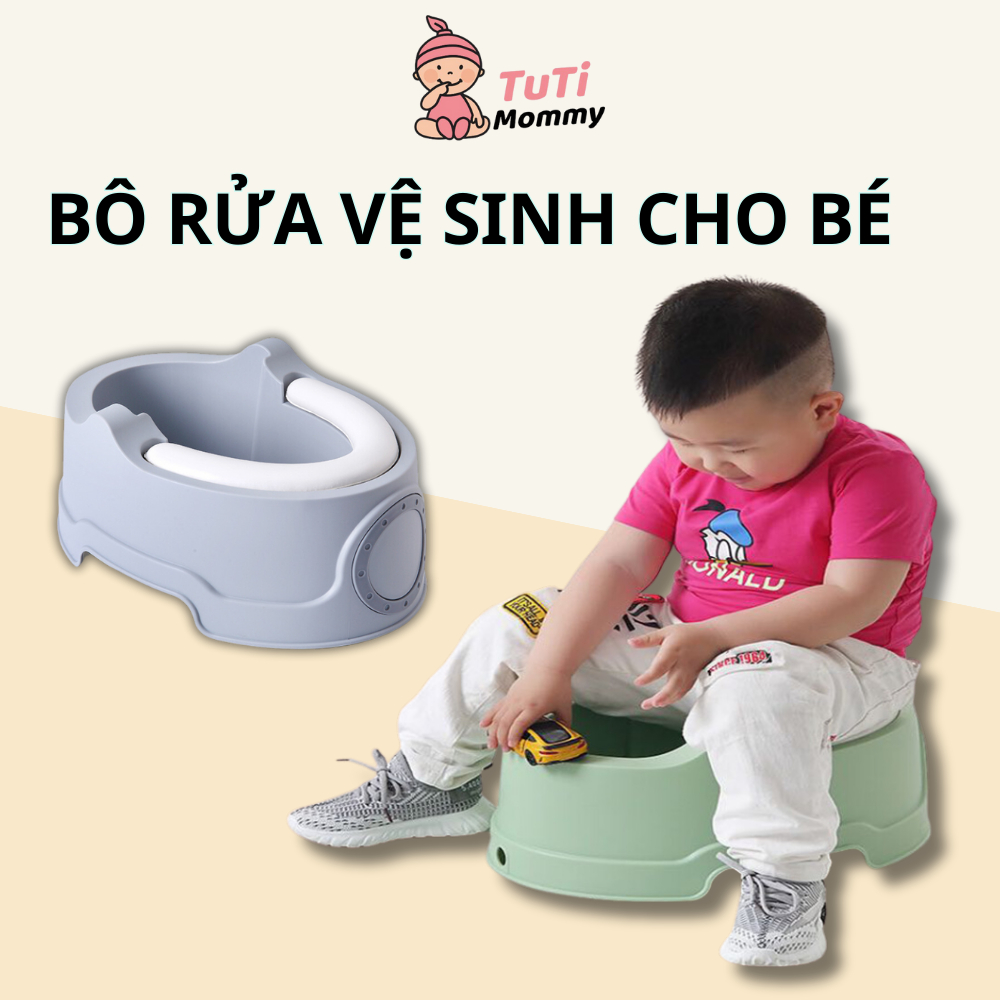 Bô cho bé đi vệ sinh cao cấp Tuti Mommy giúp bé tập thói quen đi vệ sinh