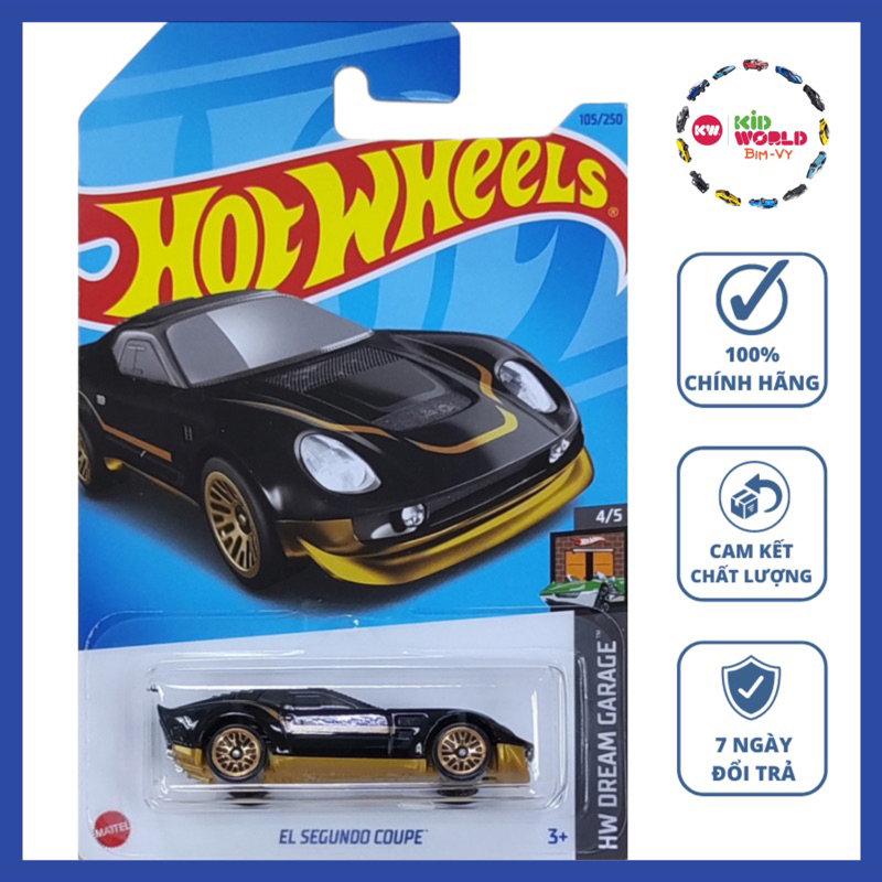 Xe mô hình Hot Wheels basic El Segundo Coupe HKJ96.