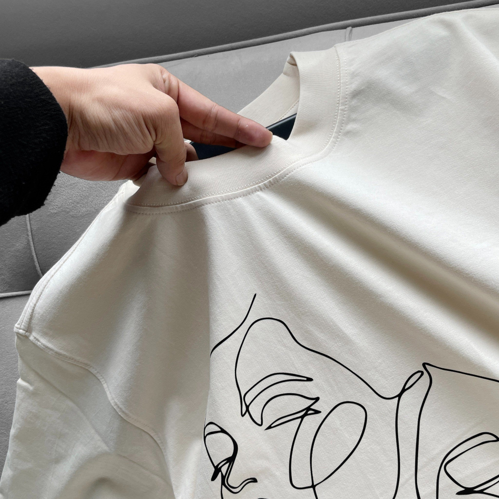 Áo thun Face Line Tee ,áo phông UNISEX nam nữ tay lỡ Oversize Local Brand - ATT372