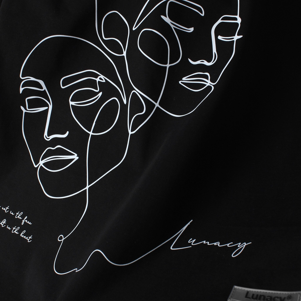 Áo thun Face Line Tee ,áo phông UNISEX nam nữ tay lỡ Oversize Local Brand - ATT372